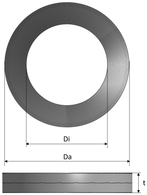 Keilsicherungsscheibe DIN 25201