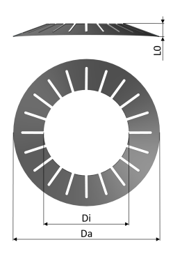 Kugellagertellerfedern